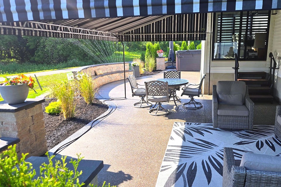 Solid Ground Concrete Patio and Pool
